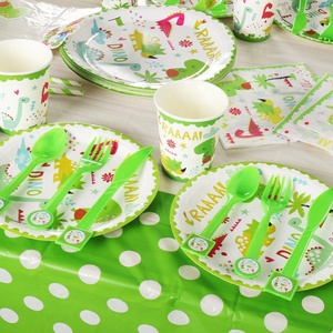 Ensemble de décorations de fête Panda <span class=keywords><strong>Vaisselle</strong></span> d'<span class=keywords><strong>anniversaire</strong></span> pour enfants comprenant des assiettes Serviettes Tasses-Décorations de mariage - Product Image 6