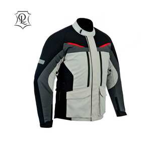 Veste de moto en cuir respirant grande taille QUICK LEATHER, vêtements de sport, combinaison de course, ignifuge, anti-UV, pour homme - Product Image 5