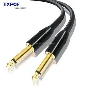 OEM factory 6.35mm aux audio cable instrument cable for Electric Guitar/Keyboard