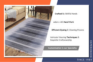 Vente chaude 100% laine naturelle et coton matériel brodé à la main tapis de sol tapis et ensembles à un prix de marché fiable - Product Image 2