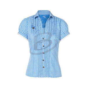 Camisa Tradicional Bávara para Hombre, Camisa a Cuadros de Algodón, Manga Larga, Camisa para Oktoberfest - Product Image 1