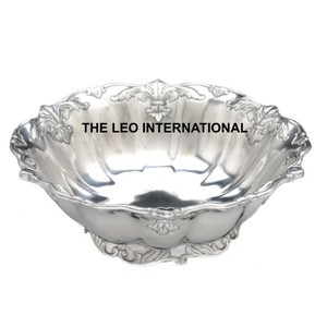 Cuenco decorativo chapado en oro interior de Color esmaltado, cuenco fabuloso de lujo de Metal de aluminio de forma redonda - Product Image 4