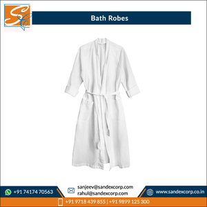 Peignoirs adultes 100% coton de haute qualité à séchage rapide doux OEM approvisionnement en gros Robes avec logo personnalisé - Product Image 3