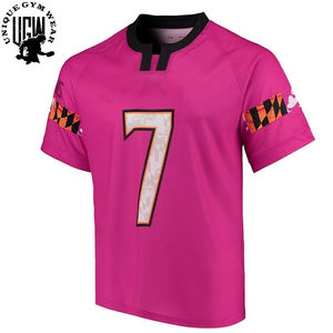 Uniforme de football américain personnalisé de haute qualité, 100% polyester, séchage rapide, respirant, grande taille, couleurs et positions de logo personnalisées - Product Image 4