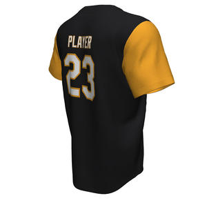 Camisetas de softbol sublimadas al por mayor, 100% poliéster, unisex, de última generación OEM / uniformes de béisbol personalizados - Product Image 2