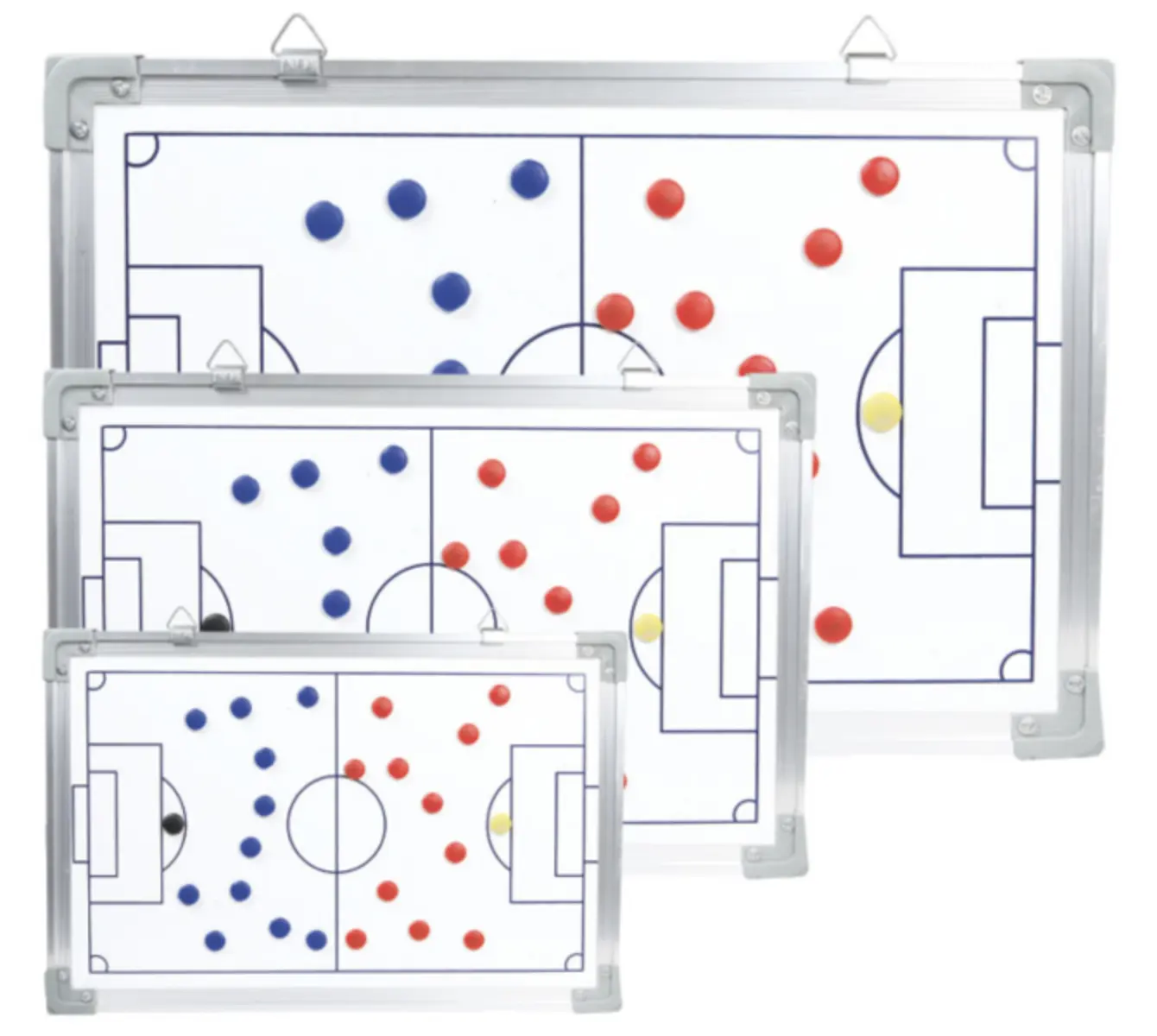 Pepup Magnetic Tactic Board For Soccer Training. Also available for Different Sports. Size : 45 x 60 cms