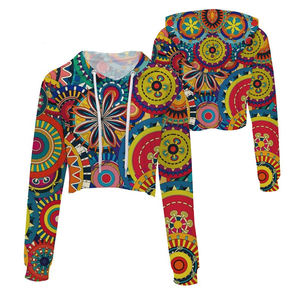 Hoodies courts à capuche pour femmes, nouvelle collection, style tendance, best-seller - Tissu polaire respirant à séchage rapide fabriqué au Pakistan - Product Image 4