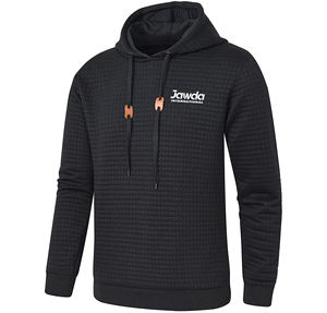 Sudaderas con capucha de lana de algodón con logotipo personalizado para hombre con estampado bordado Sudaderas de invierno personalizadas en blanco sublimadas - Product Image 2