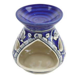 Quemador de aceite de buen diseño, de cerámica para decoración del hogar quemador de incienso, fragancia con acabado pintado a mano, soporte para incienso - Product Image 5