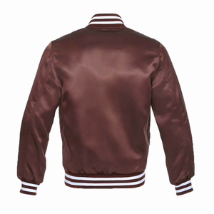 Teamwear Satin Silk Bomber <b>Jacket</b> High Quality <b>Long</b> Sleeves <b>Men</b> Slim Fit Baseball <b>Jacket</b> Bomber Silk Satin Premium <b>Jackets</b> - Product Image 2