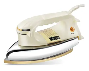 Reve Quick Heating 1000-Watt Dry Iron for Clothes/Heavy Weight Iron for Clothes/Press for Clothes