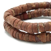 Perles Heishi perles d'espacement de bauxite pierres précieuses lisses rondes de haute qualité pierre naturelle d'agate pour la fabrication de bijoux grossiste