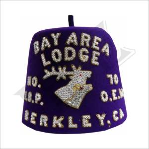 SHRINER CAPITAL CITY LODGE FEZ SHRINER FEZ PERSONALIZAR - Product Image 5