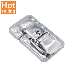 Rohs industrial cabinet case locks hardware with square HC252 chrome zinc paddle latch lock manufacturer direct <b>padlockable</b> - Product Image 1