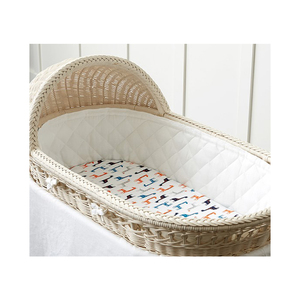 100% Pure Organic Cotton Bassinet Sheets From India - Product Image 1