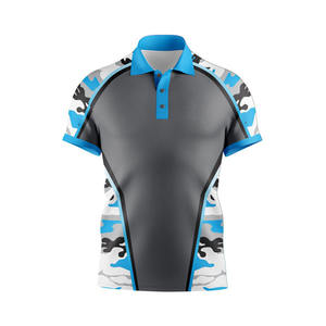 Polo personalizado para hombre, tejido de punto transpirable de alta calidad, diseño único, sublimado e impreso, función antiarrugas - Product Image 3