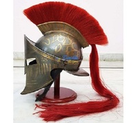 Casque de Chevalier Médiéval en Métal Plaqué, Armure Faite à la Main, Vintage, pour Film, Télévision, Théâtre, Cosplay, Costume, Halloween, Décoration Intérieure