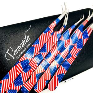 แหนบต่อขนตาแบบปลายแหลมเคลือบด้วยกระดาษแหนบต่อขนตาแบบคงทนทำจากสเตนเลสแบบญี่ปุ่นโลโก้ตามสั่ง - Product Image 6