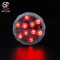 Lampes de piscine sous-marines 10 LED Lanternes à bougies Centres de table pour mariages Lampe submersible LED Rgb