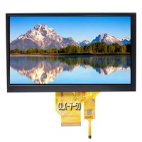 Modul Layar LCD Panel Sentuh Kapasitif TFT 7 Inci dengan Antarmuka 50PIN 24 Bit Resolusi 800x480 IC Driver HX8664B