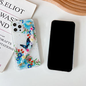 Funda para Teléfono Móvil A17 con Diseño <span class=keywords><strong>de</strong></span> Cadena, Material TPU, Patrón <span class=keywords><strong>de</strong></span> <span class=keywords><strong>Flores</strong></span> <span class=keywords><strong>de</strong></span> Dibujos Animados, Anillo Protector Antigolpes, Protector <span class=keywords><strong>de</strong></span> Cámara UV - Product Image 5