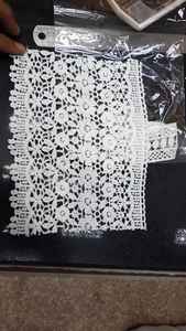 Lacets en coton brodés sur mesure, faits sur mesure, adapté pour les vêtements et les vêtements féminins, disponible dans de grandes tailles, - Product Image 5