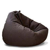 Pouf Tatami Moderne, Fauteuil Paresseux, Ottoman, Meuble de Salon, Housse en Tissu Lavable Confortable, Chaise-Lit Simple