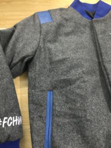 Veste de baseball universitaire de marque privée en laine et en cuir de vachette/cuir de mouton Vestes universitaires de qualité supérieure - Product Image 2