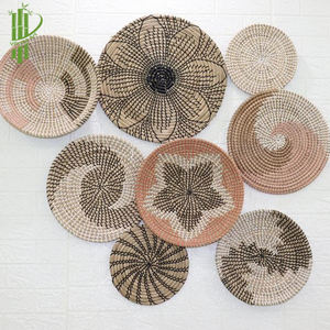 Vietnam Best Supplier Seagrass <b>Plate</b> With Plastic Strings <b>Wall</b> <b>Decorations</b> <b>for</b> Home With High Quality - Product Image 5