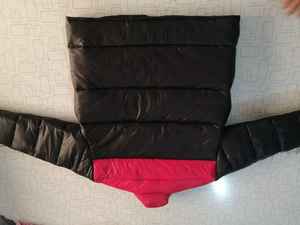 Nouveauté Veste bouffante coupe ajustée bleu marine à manches longues pour homme, accessoire de garde-robe à fermeture éclair à la mode - Product Image 6