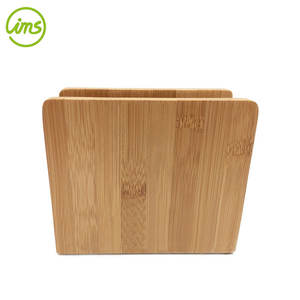 Rangement De cuisine En Bambou Porte-Serviettes Distributeur - Product Image 2