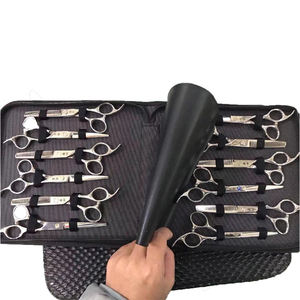 Forbici per capelli Pro Salon di alta qualità spazio di archiviazione custodia per cesoia custodia barbiere <span class=keywords><strong>parrucchiere</strong></span> 24 borsa per attrezzi da 12 pezzi - Product Image 3