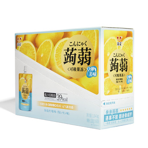 130g de gelée de <span class=keywords><strong>konjac</strong></span> en gros OEM Fabricant Orihiro Technique Conservateur Gelée aromatisée au citron sans conservateur - Product Image 4