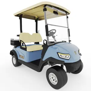 Learoad-carrito de golf eléctrico de 4 asientos, alta calidad, popular, China, con tapa solar y caddie, 2021