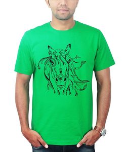 Camiseta de hombre de corte Regular con serigrafía personalizable de poliéster y algodón 100% de alta calidad, cuello redondo sólido, longitud corta en la parte delantera - Product Image 5