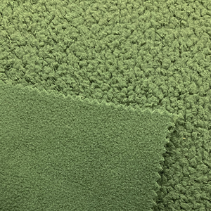 Fashion Design 64% Polyester 36% Recycle Polyester Sherpa Knit Bonding <b>Fabric</b> - Product Image 2