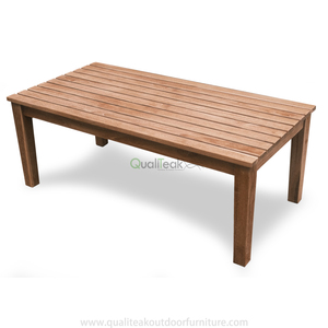 Mesa de Jardín Bogota, Madera de Teca Sólida, Diseño Moderno, Resistente al Agua y a los Rayos UV - Product Image 1