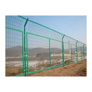 Perlindungan keselamatan pagar baja pagar Anti Maling Finishing bubuk dilapisi bingkai gerbang jenis mudah untuk instalasi