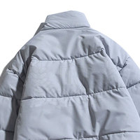 Veste d'hiver matelassée pour homme, à carreaux, décontractée, coupe-vent, à capuche, avec fermeture éclair, respirante, grande taille, 100% polyester, personnalisable