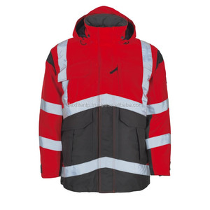 Pakistan Factory Supply High Visibility Waterproof Reflective Security Workwear Jackets with Custom Logo for Construction - Product Image 5