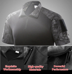 Polo à Manches Courtes Respirant à Séchage Rapide pour Homme Couleur Unie Chemise Slim Fit Sports de Plein Air Randonnée Golf Tenue Décontractée Printemps/Automne - Product Image 3