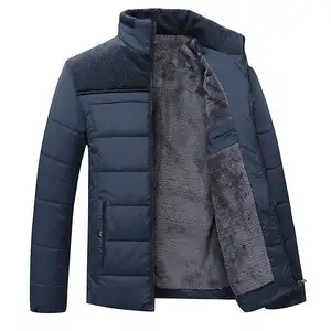 Neues Design Günstige Jacken für Männer Frauen Polyester Material Fleece Baumwoll futter Mit abnehmbaren Kapuzen gewebe Jacken