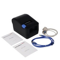 58mm POS térmica impresora de recibos de Serie USB LAN diente azul