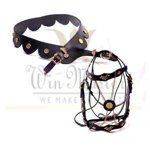 Bride de cheval en cuir véritable, amovible, offre spéciale - Product Image 2