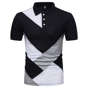 Camisetas de Verano para Hombre, Transpirables, de Secado Rápido, Ecológicas, de Poliéster/Algodón, Manga Corta, con Diseño Liso, Gran Venta - Product Image 3