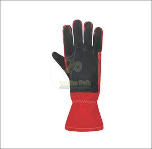 Guantes de Soldadura de Cuero Dividido Premium Blancos, Talla XL, Cómodos, Resistentes al Calor, Antideslizantes, Anti-Impactos, Transpirables y Seguros, Más Vendidos - Product Image 2