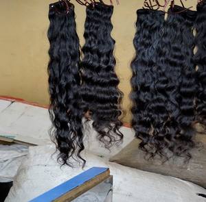 El mejor cabello NATURAL virgen sin procesar de un solo donador, cabello indio, 100% NATURAL, suave y sedoso - Product Image 1