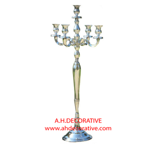 Chandelier décorative en or avec Globe en cristal, chandelier Antique décoratif, pièce de centre de table décorative pour mariage - Product Image 2