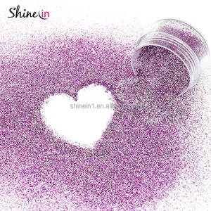 Shinein Face Body Cosmetic Powder Glitter Lip Gloss Powder Mixed Color Makeup Lip Nail Art Fine Glitter MSDS