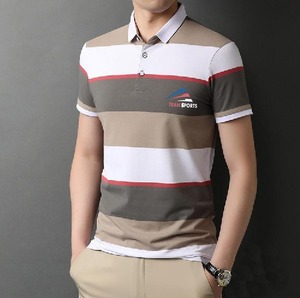 Lista de los principales patrocinadores, camiseta Polo de marca personalizada 100% algodón, venta al por mayor, Camiseta lisa de manga corta para hombre 2024 - Product Image 6